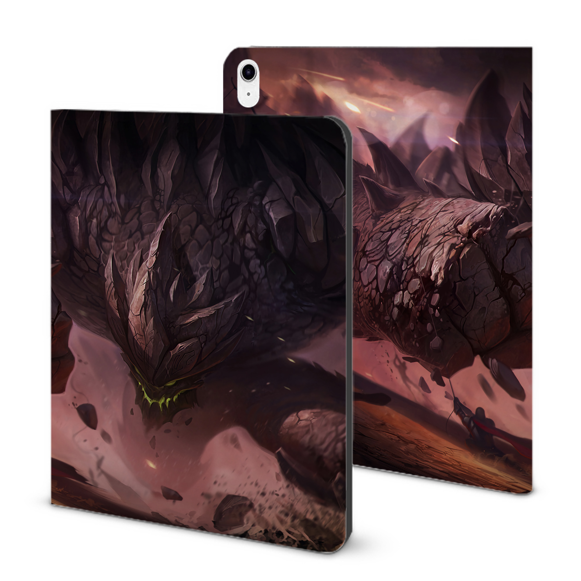 （画像用） リーグ・オブ・レジェンド League of Legends LOL IPad ケース ブック型 PUレザー TPU 耐衝撃 軽量 薄型 ペン収納なし 全面保護 IPad 各モデル対応